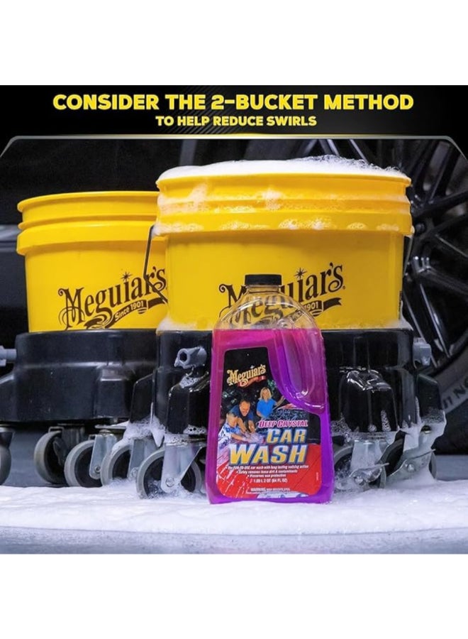 Meguiar's Deep Crystal Literong Literasting Sudsing Car Wash Cleaner 1.89 Liter G10464 - Image 4